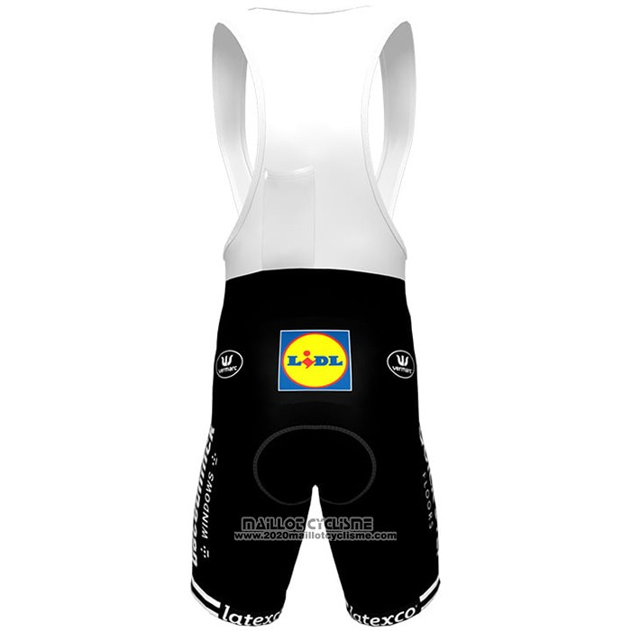 2021 Maillot Cyclisme Deceuninck Quick Step Champion Danemark Manches Courtes et Cuissard